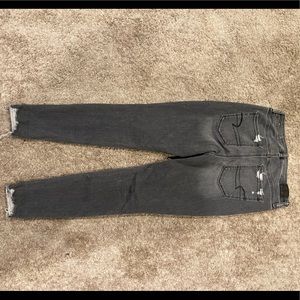 AE Faded black super high rise Jegging - size 8